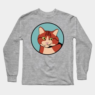 Confused Cat - Funny Animal Design Long Sleeve T-Shirt